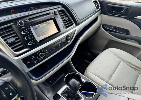 2017 Toyota Highlander Le из США, поврежденный, VIN 5TDZZRFH4HS191025